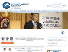 Tablet Screenshot of colombianamerican.org